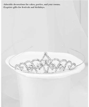 Wecoe 4 Pack Silver Tiaras - Birthday & Wedding Rhinestone Crowns for Women, Girls & Flower Girls - Princess & Fairy Headpieces - Buy Online on GoSupps.com