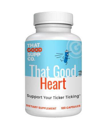 That Good Supp Co - That Good Heart CoQ10 Nutritional Supplement for Men & Women - Supports General Health & Blood Circulation - Made in USA