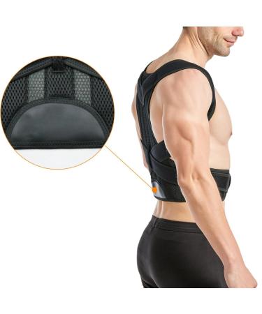 Posture Corrector for Men&Women Back Brace Posture Corrector-Adjustable Breathable Back Straightener Back Corrector Posture Improve and Neck Back Shoulder Pain Relieve (4XL Black) 4XL Black - Buy Online on GoSupps.com