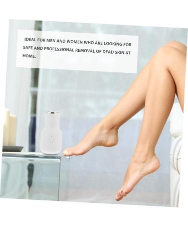 Healeved Electric Foot USB Remover USB Rechargeable Pedicure Tool USB Foot Feet Care Remover Scraper Safe Foot Care Tool Foot Pedicure Tools Power Tools Major Abs White - Buy Online on GoSupps.com