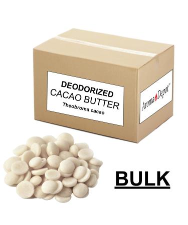 2 lb. Deodorized Cocoa Butter Wafers - Food-Grade Vegan Non-GMO for Skin, Body, Hair Care | DIY Body Butter, Lotions, Chocolate Bars, Creams | Reduces Fine Lines, Wrinkles - Ideal for Eczema, Psoriasis - Buy Online on GoSupps.com