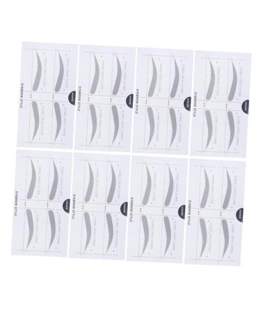 Housoutil Eyebrow Template 2 Eyebrow Stencils Eyebrow Shaping Stencils Make up Kit Eyebrow Sticker A607 Eyebrow Card Simple