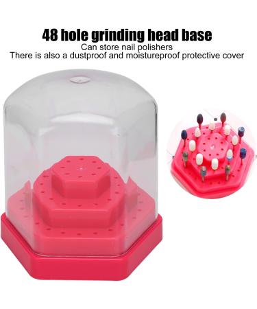 Nail Drill Bits Box Case Nails Necessary Tool Nail Drill Bits Storage Stand for Nail Salon for Home Use(pink) - Buy Online on GoSupps.com