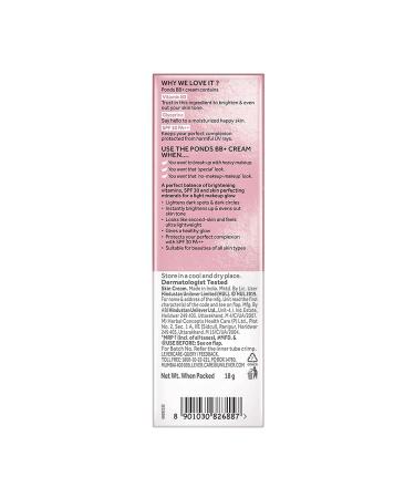 Pond's BB+ Cream 01 Original 18g - Instant Spot Coverage for Natural Glow - Buy Online on GoSupps.com