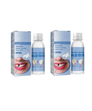 Flipped warm 60g fake teeth false teeth Temporary tooth repair kit cosmetic tooth cover dentistry artificial temporary teeth provisional dentation for women men