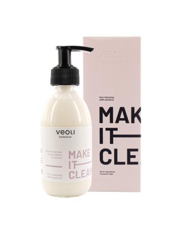 veoli Make It Clear Cleansing Milk Milk Facial Emulsion 200 ml All Skin Types Vegan Facial Cleansing Milk