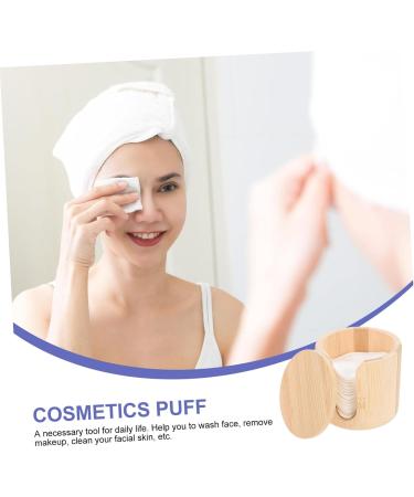 minkissy 1 Set cotton face pads round eyes makeup pad round Cleansing cotton eye remover pads set Simple Cosmetics Puff sponge Makeup Remover Wipes cosmetic make up washbasin - Buy Online on GoSupps.com