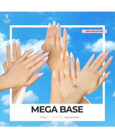 Victoria Vynn Mega Base LEMON Hard & Long Nails UV Led Hybrid Gel Polish 8ml - Buy Online on GoSupps.com
