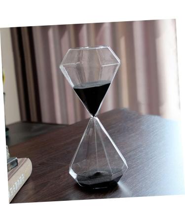 Bestonzon Diamond Sandwatch Hourglass - Elegant 5-Minute Glass Timer & Decorative Kitchen Clock | High Borosilicate Crystal Design - Buy Online on GoSupps.com