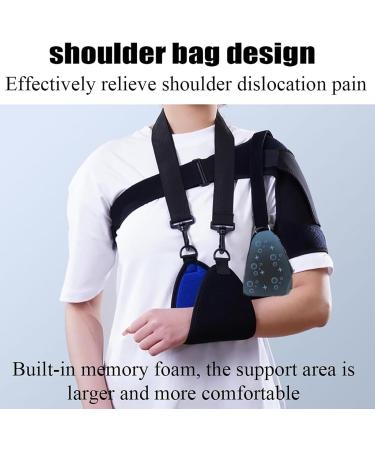 Shoulder Brace Strap Shoulder Compression Wrap Shoulder Brace with Portable Bag Adjustable Tightness and 360 All-Round Fixation Breathable and Lightweight for Shoulder Pain Relief Dislocation - Buy Online on GoSupps.com