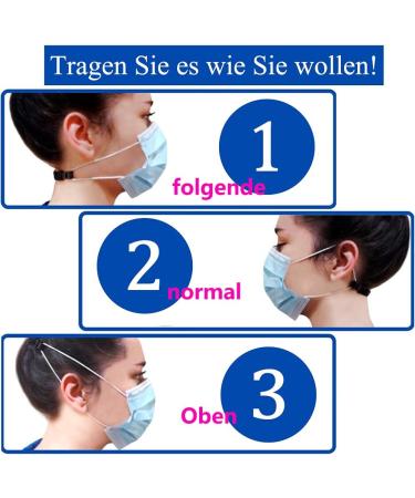 Buy Adjustable Mask Holder (4 Pieces) - Comfortable Back of Head Mask Support for All Face Masks - International Shipping Available - Buy Online on GoSupps.com