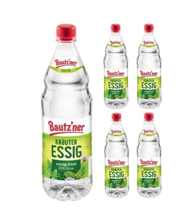 Bautz'ner Herbal Vinegar 1000 ml Pack of 5