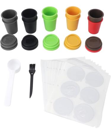  KIMISS Pack of 10 Disposable Bottom Sealed Aluminum Coffee Pods Filled with Complex and Rich Mixes Compatible with Coffee Macs - Buy Online on GoSupps.com