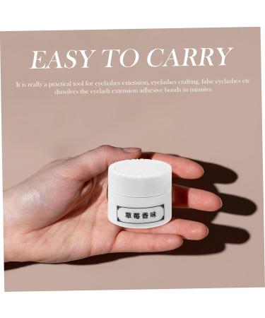 POPETPOP Eyelash Remover Strawberry Eyelashes Cream Lash Remover Lash Remover Cream Fake Lash Cream Natural False Lashes Makeup Glue Remover Adhesive Mascara White Makeup Remover Miss 1 count (Pack of 1) White - Buy Online on GoSupps.com