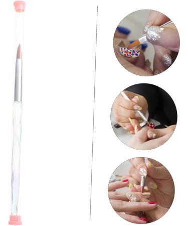 FRCOLOR Nail Pen drawing polish brush nail paint brushes for nail art acrylic nail art brush foundation brush nail polish brushes builder brushes manicure pen Nail Brush abs 16.3X0.8X0.8CM Colorful 1 - Buy Online on GoSupps.com