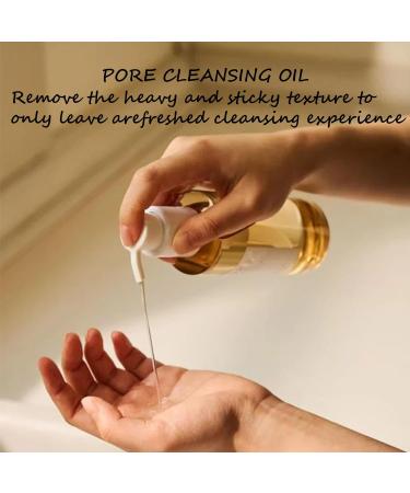 Face Cleansing Oil Pore Control Oil Cleanser Blackhead Melting Makeup Remover Deep Cleansing Oil 200ml Pure And Light Oil With Fresh Cleansing Effect - Buy Online on GoSupps.com