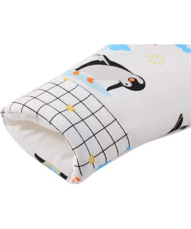 Chilsuessy Blue Penguin Kids Winter Sleeping Bag 3.5 Tog - Adjustable Length, Removable Sleeves - 150cm/6-9 Years - Buy Online on GoSupps.com