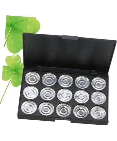 Beavorty 3pcs 15 Eyeshadow Travel Cosmetic Case Empty Makeup Empty Cosmetic Eye Shadow Foundation Concealer 1 count (Pack of 1) Silverx3pcs - Buy Online on GoSupps.com