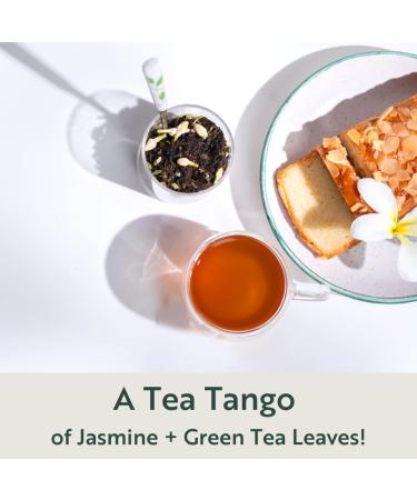 Certified USDA Organic Luxmi Estates Midnight Bloom Jasmine Green Loose Leaf Tea 100g Pack | Darjeeling Green Tea with Organic Jasmine Buds | 50 Cups - Buy Online on GoSupps.com