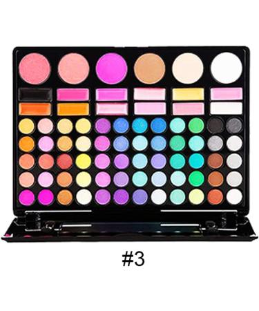 FantasyDay 78 Couleurs Palette de Maquillage Kit Coffret Maquillage Femme avec 60 Couleurs Shimmer Matte Ultra Pigment Ombre paupi res Cosm tique Set 12 Rouge L vres 3 Correcteurs 3 Fard Joues 78 colors#3 - Buy Online on GoSupps.com