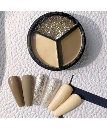 Summer Macaron Solid Cream Gel Nail Polish Palette for Nail Art Design Japanese No Flowing Soak Off UV LED Mud Gel Varnish - (Color: 5gx3Colors-Set13)