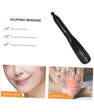Gleavi Schabestab Muscle Massage Tool | 12.7x2cm Black Guasha & Trigger Point Scraping Tool - International Shipping Available - Buy Online on GoSupps.com
