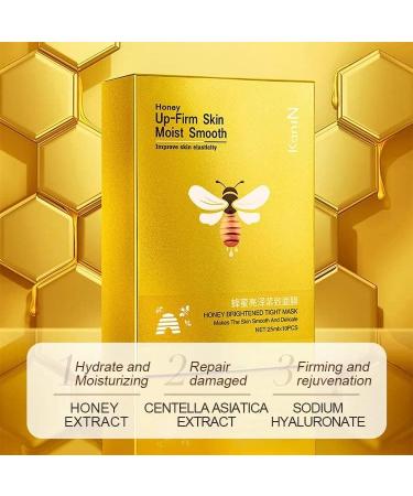  BOX OF 10 Honey Brightening Skin Moisturizing Facial Mask - Buy Online on GoSupps.com
