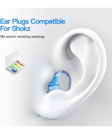 8 Pack Foam Earplugs for Shokz - Noise Cancelling 32 dB Sound Blocking Premium Soft Earplugs for Small Ear Canals - Perfect for Sleeping & Blocking Snoring - Buy Online on GoSupps.com