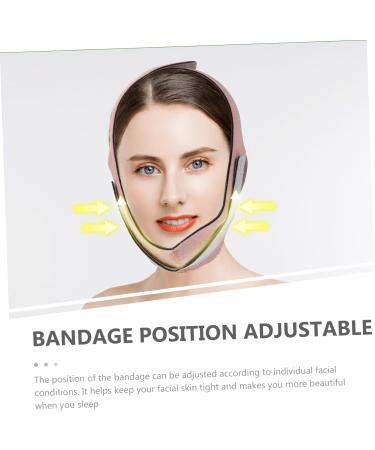 Ipetboom Double Chin Reducer Strap 1 Pc Thin Belt Pain Lifting V- Line Lifting Sleep Neck Reusable Slimmer Double Chin Belt Tape Chin Lifting Belt The Strap Polyester Woman Red 57X10X0.5CM Red - Buy Online on GoSupps.com