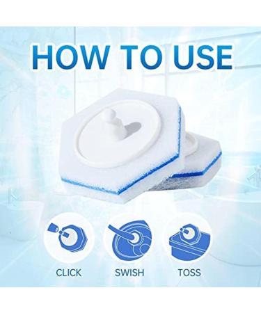 30pcs Toilet Wand Refills For Toilet Bowl Brush Toilet Bowl Cleaner Refills Toilet Wand Refills Sponges Scrub Heads For Bathroom Toilet Brush Accessories Supplies Kit - Buy Online on GoSupps.com