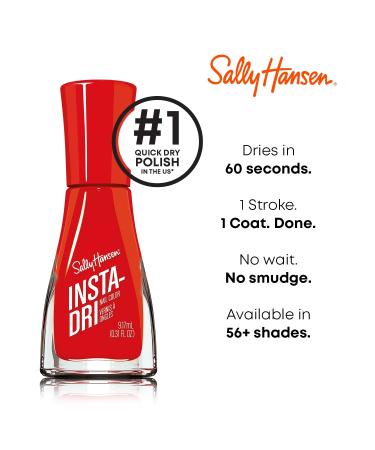 Sally Hansen Insta-Dri Nail Polish - Augmented Red-ality | Color Collision Collection | Fast Drying | International Shipping - Buy Online on GoSupps.com