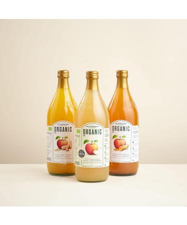 Eat Wholesome Organic Raw Apple Cider Vinegar with Turmeric and Cinnamon with The Mother 1L - Buy Online on GoSupps.com