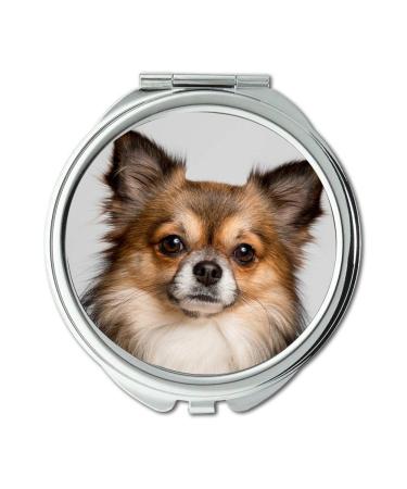 YENDOSTEEN Mirror Travel Mirror Chihuahua Dog Cute Pets Small Chiwawa Small Dog pocket mirror portable mirror