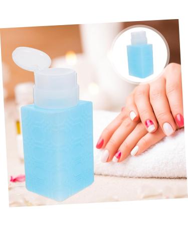 Beaupretty Alcohol Nail Polish Nail Oil Pump Dispenser Bottle Push down Push down Pump Dispenser Pump Bottle Dispenser Liquid Pump Dispenser Plastic Travel Water Dispenser Makeup Remover 6x5x13cm Blue - Buy Online on GoSupps.com