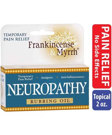 Frankincense & Myrrh Neuropathy Rubbing Oil - Pain Relief 2 fl oz (59 ml) - Buy Online on GoSupps.com