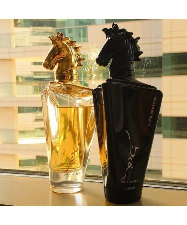 Lattafa Maahir 2-Piece Set for Unisex (3.4 Oz Maahir Eau De Parfum Spray + 3.4 Oz Maahir Black Edition Eau De Parfum Spray) 3.4 Fl Oz (Pack of 2) - Buy Online on GoSupps.com