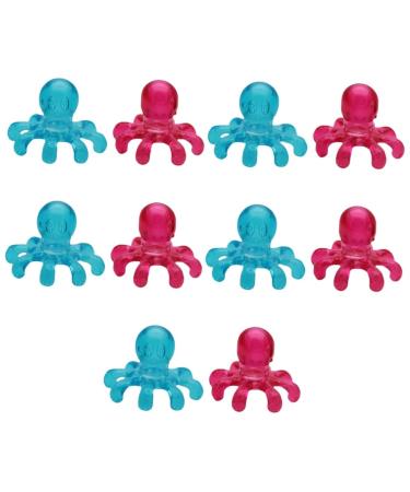 Healeved 10 Pcs Massager Tool Portable Head Gripper Hair Accessory Elderly Plastic