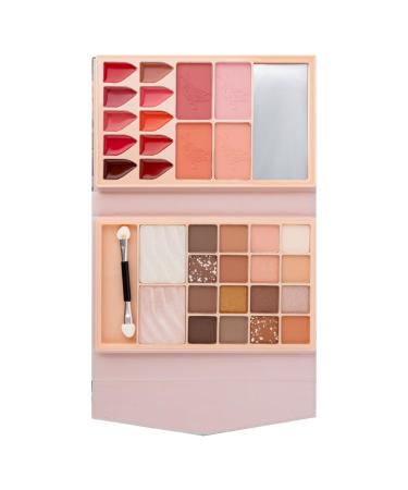 Cream contour and highlighter palette eye makeup palette | Long-lasting makeup palettes waterproof eyeshadow palette multifunctional makeup set for