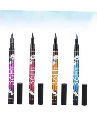 FRCOLOR 3Pcs Liquid Eyeliner Black Waterproof Eyeliner Colorful Eyeline Pencil For Women Waterproof Pen Marker Make Up Size 1x3pcs Image 3x3pcs - Buy Online on GoSupps.com