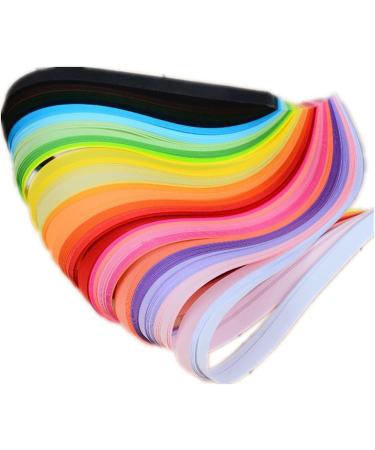 ODETOJOY Quilling Paper Strips Set - 10mm 260 Strips for DIY Origami Art - 26 Colors - Length 39cm - 10mm Width - Buy Online on GoSupps.com