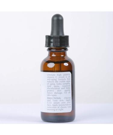 REXSOL 22% Vitamin C Serum - Best Anti-Aging Formula with Hyaluronic Acid & Vitamin E - Reduce Dark Spots (30ml - Buy Online on GoSupps.com
