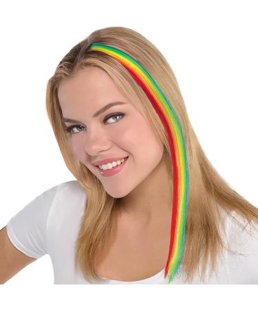 (PKT) Adult Rainbow Pride Hair Extension 38cm - Buy Online on GoSupps.com
