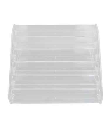 Saluaqui 6 Layers Eyeshadow Palette Makeup Organizer Eye Shadow Stand Display Storage Large Capacity Lipstick Nail Polish Perfume Holder with Step Stand for Bathroom