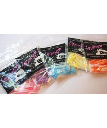 Orange Gradient Color STRONG L-Style Soft Tip Plastic Short Lippoint Dart Tips - Pack of 40 - Buy Online on GoSupps.com