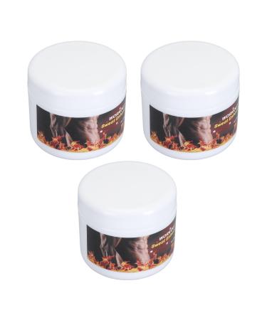 Abdominal Sculpting Cream for Muscle Tightening Cellulite Removal and Improved Circulation 3pcs 30g with Refreshing Scent for Workout Enhancing