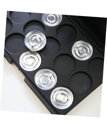 Healvian 3pcs 15 Empty Cosmetic Case Eyeshadow Palette Estuche De Maquillaje Cosmetic Cases for Traveling 1 count (Pack of 1) Silverx3pcs - Buy Online on GoSupps.com
