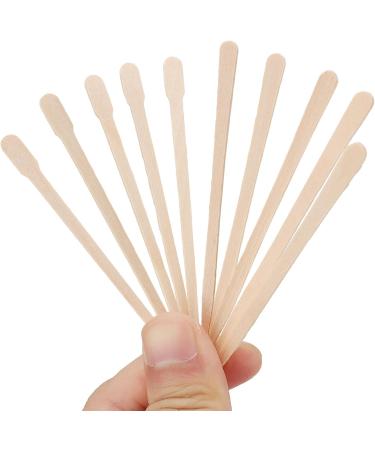 JOIKIT 2000 PCS Eyebrow Wax Sticks 2 Style Wooden Wax Spatulas Wood Wax Applicator Stick for Face Eyebrow - Buy Online on GoSupps.com