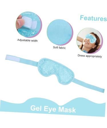 Beavorty 1pc Cold Compress Hot Compress Eye Mask Cooling Patch Eye Mask Eye Shades for Sleep Cooling Eye Compress Eye Pad Heat Eye Ice Eye Hot and Cold Compress Travel Ice Bag Blue 20X10X1CM - Buy Online on GoSupps.com