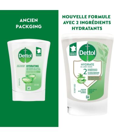 DETTOL No-Touch Liquid Hand Soap Refill 250 ml - Cleansing Action - Aloe Vera (3 Refills) - Buy Online on GoSupps.com