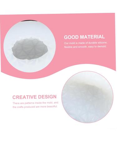STOBOK Easter Egg Mold Silicone Molds Easter Soap Diy Supply Candle Mold Decorations Vertical Stripes White 7x6.5cm - Buy Online on GoSupps.com